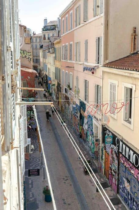 Appart Cosy A 1' Du Cours Julien Marseille Eksteriør bilde